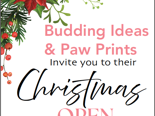 Christmas Open House at Budding Ideas/Paw Prints